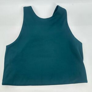 Girlfriend Collective Green Dylan Tank Racerback Bra Size Small